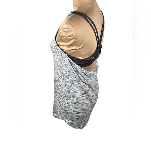 Lululemon Moment To Movement 2-In-1 Tank Tiger Space Dye Black White/Moonphase - Picture 5 of 7